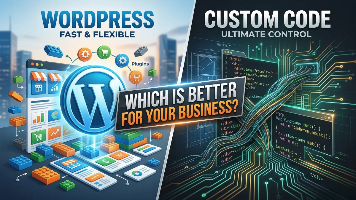 WordPress-vs-Custom-Code