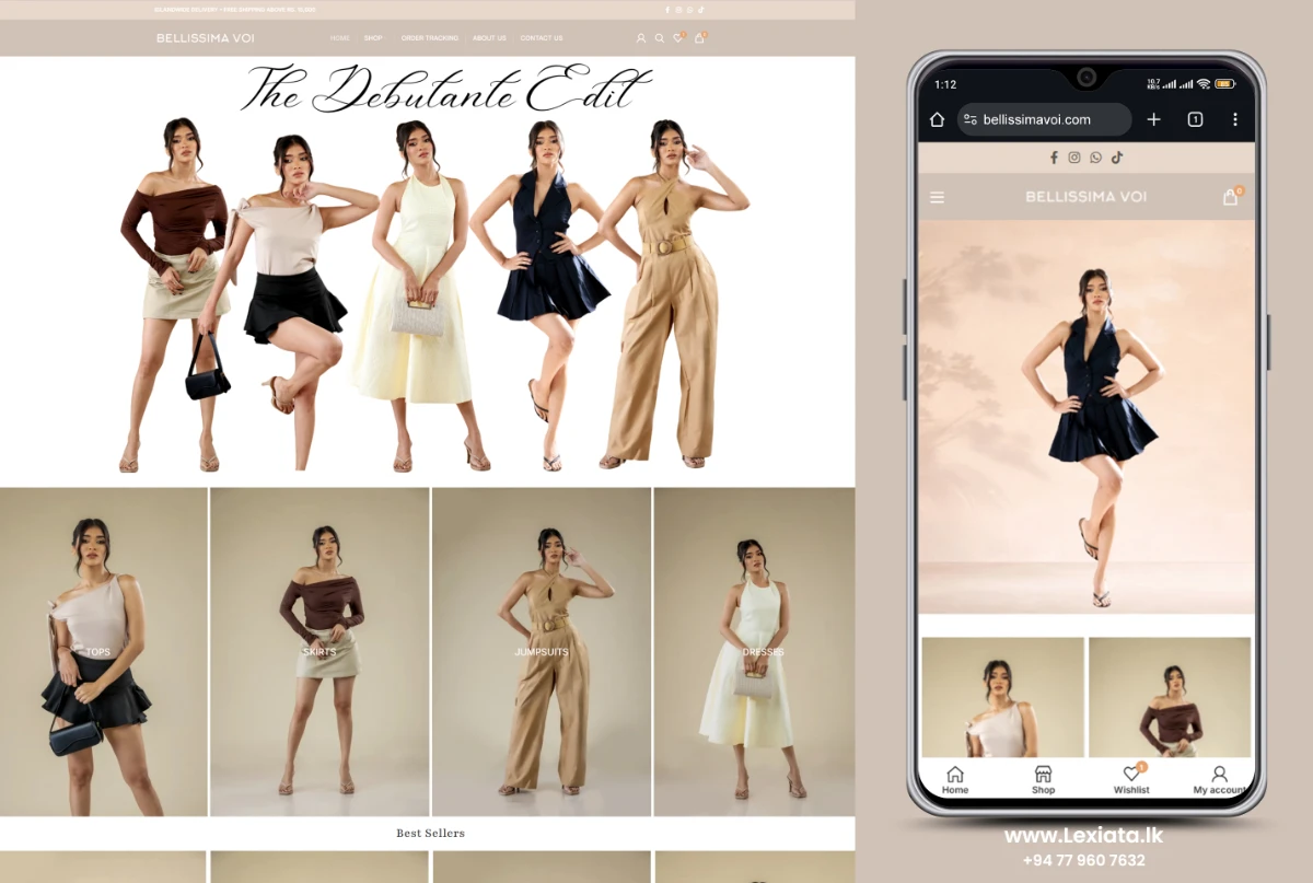 bellissimavoi | Lexiata Web Design Sri Lanka - 2026